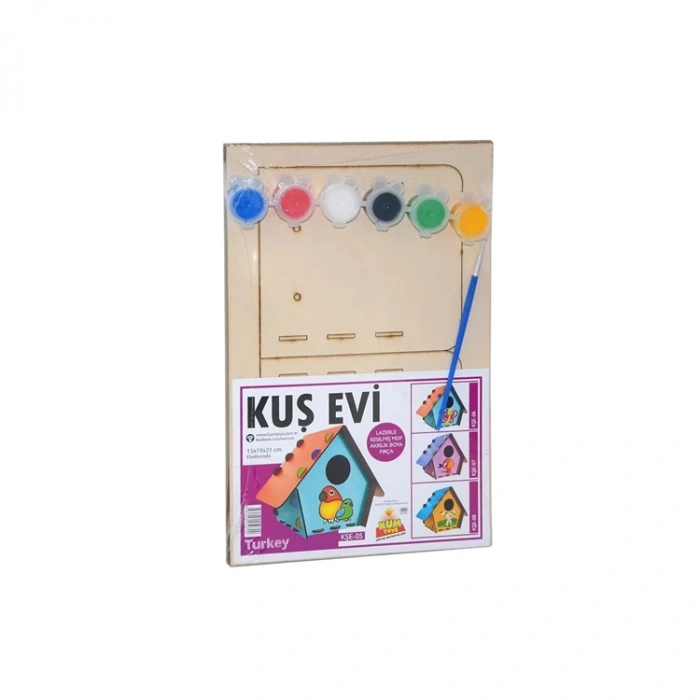 KUMTOYS KM5070 AHŞAP KUŞ EVİ