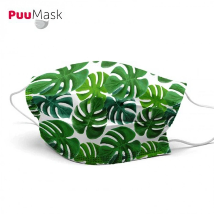 PUUMASK YIKANABİLİR DESENLİ TELLİ BEZ MASKE ( TEKLİ)