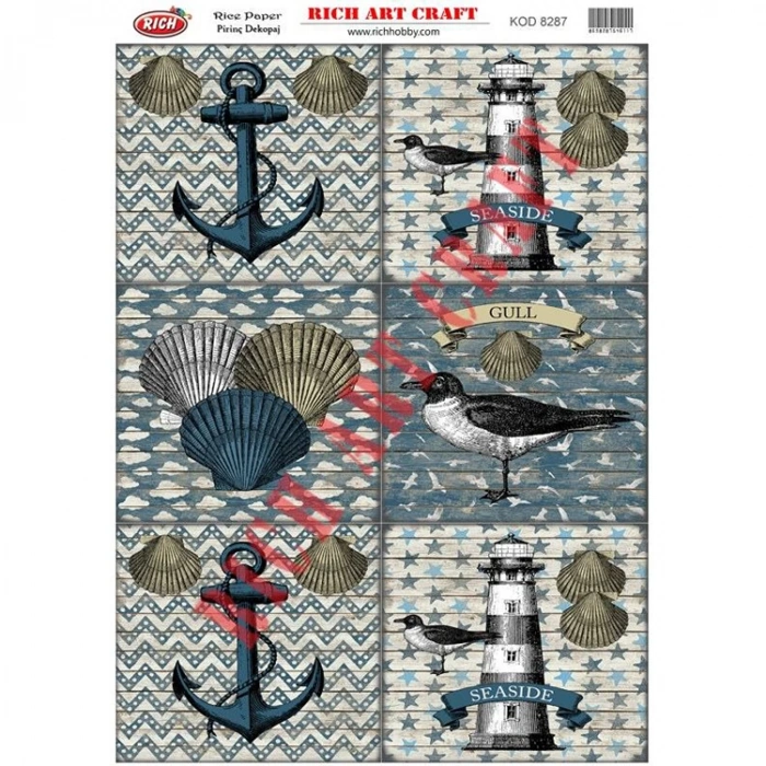 RİCH 8287 PİRİNÇ DEKOPAJ KAĞIDI