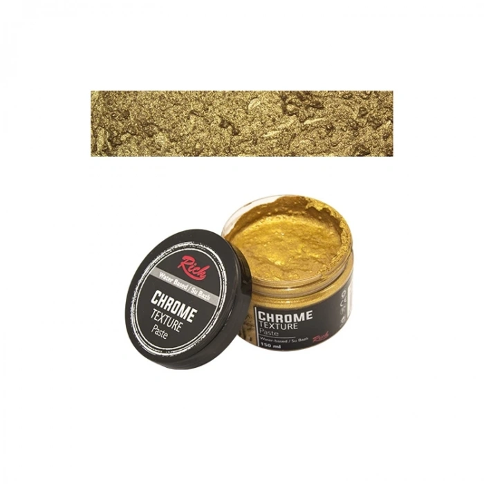 RİCH CRM-TTP-9206 CHROME TEXTURE PASTE 9206 ANTİK GOLD