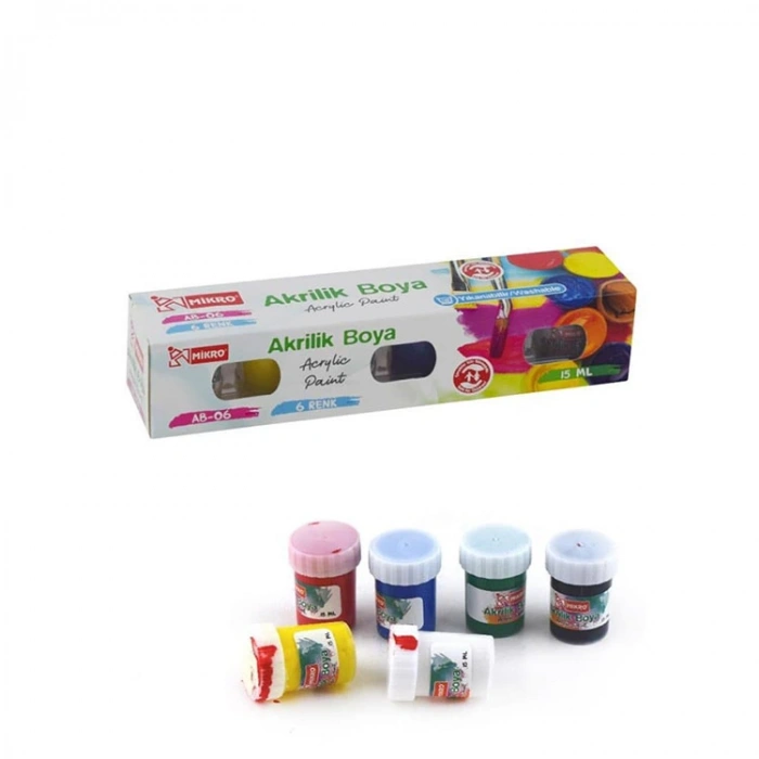 MİKRO AB-06 SU BAZLI AKRİLİK BOYA 15 ML