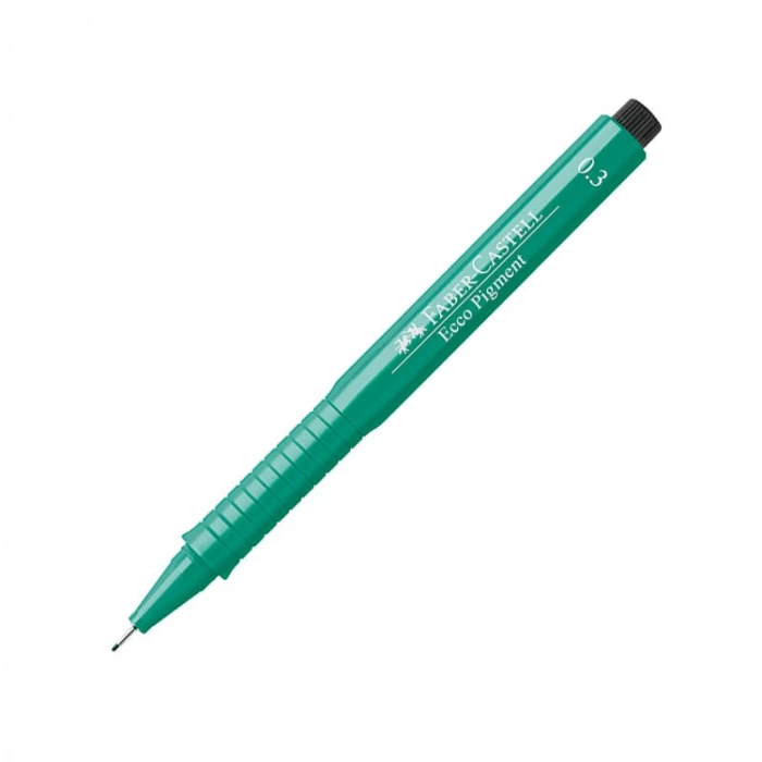 FABER CASTELL ECCO PİGMENT ÇİZİM KALEMİ 0,3MM YEŞİL 1663630
