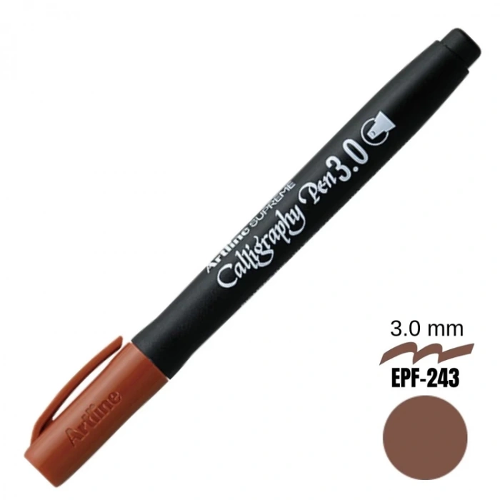 ARTLINE SUPREME KALİGRAFİ KALEMİ 3.0 KAHVERENGİ EPF-243