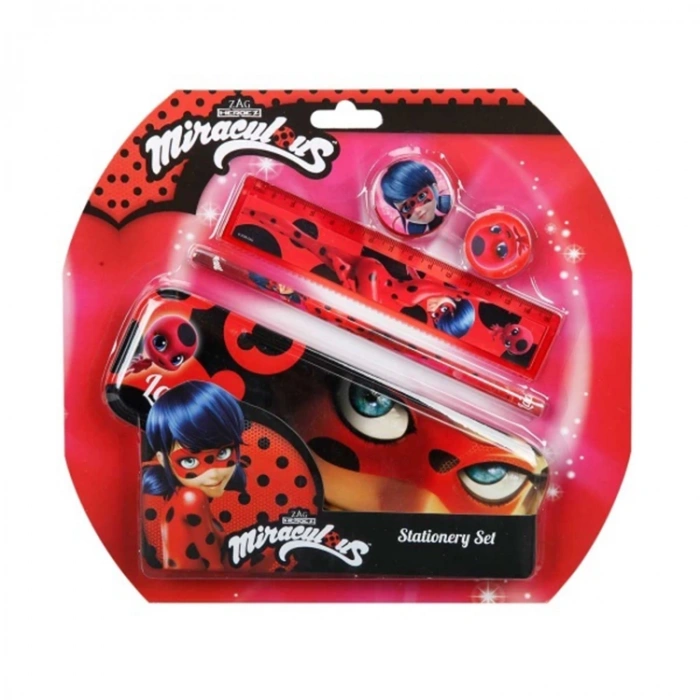 CEM LB-3765-A LADY BUG KIRTASİYE SETİ BLISTERLİ