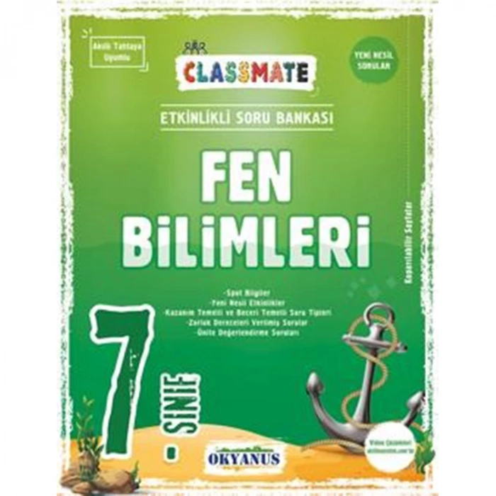 OKYANUS 7. SINIF CLASSMATE FEN BİLİMLERİ SORU BANKASI
