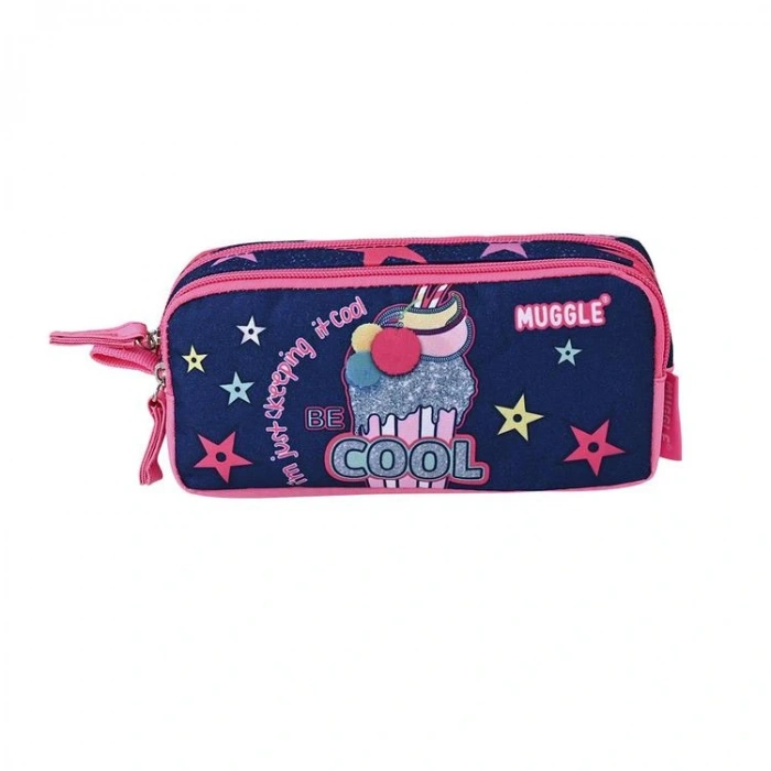 MUGGLE MU-5730 BE COOL 2 BÖLMELİ KALEM ÇANTASI