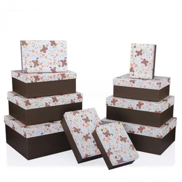 GIPTA MARIPOSA DİKDÖRTGEN HEDİYE KUTUSU BX76790 G 230x315x125 mm