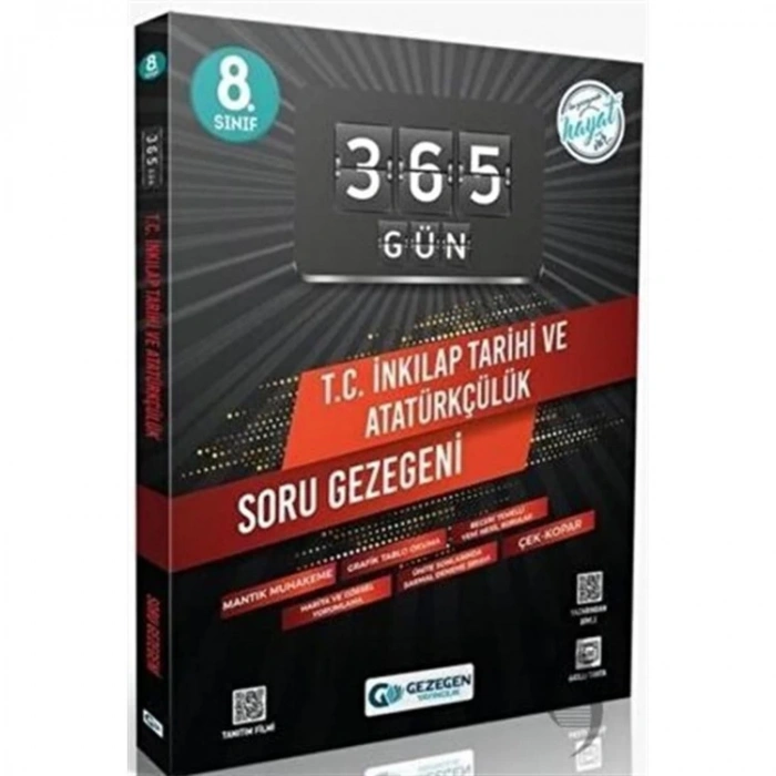GEZEGEN 8.SINIF 365 GÜN İNKILAP TARİHİ SORU GEZEGENİ