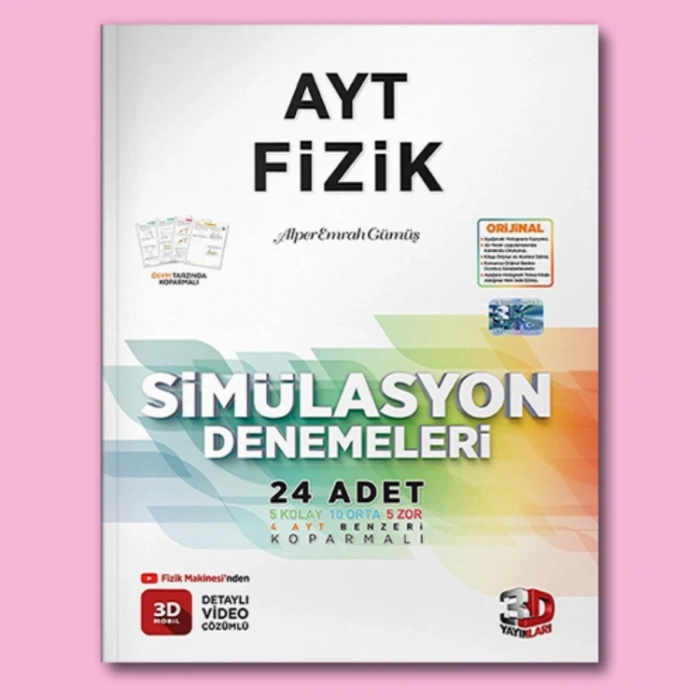 3D AYT FİZİK SİMÜLASYON 24LÜ DENEME