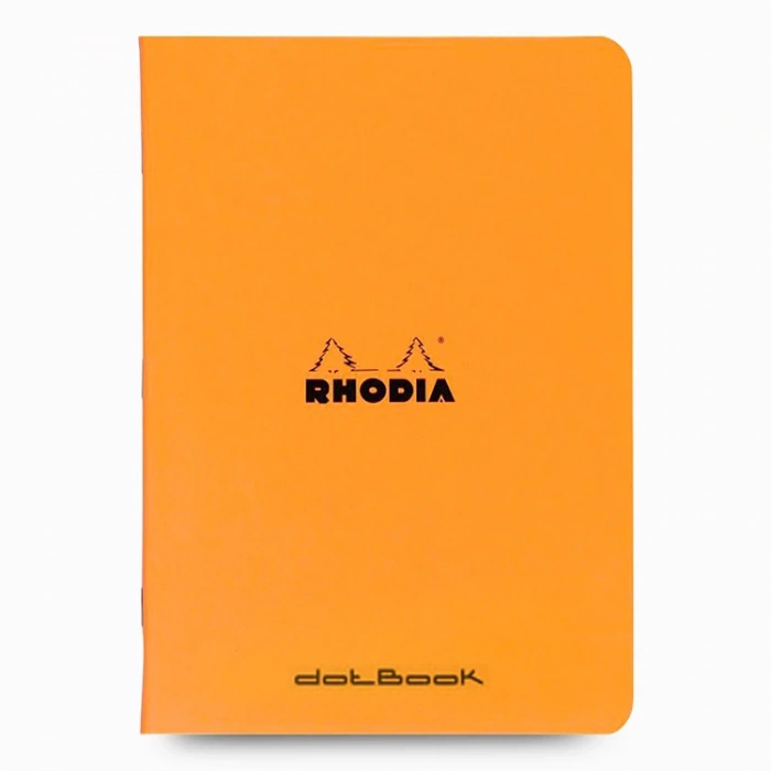 RHODIA DOT 148x210mm A-5 NOKTALI DEFTER TURUNCU KAPAK 48 YP.