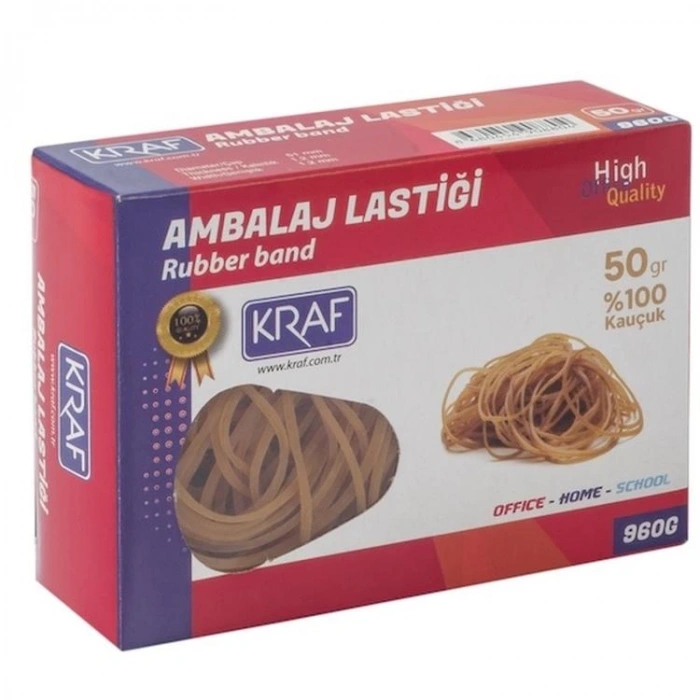 KRAF AMBALAJ LASTİĞİ %100 KAUÇUK 50 GR 960G