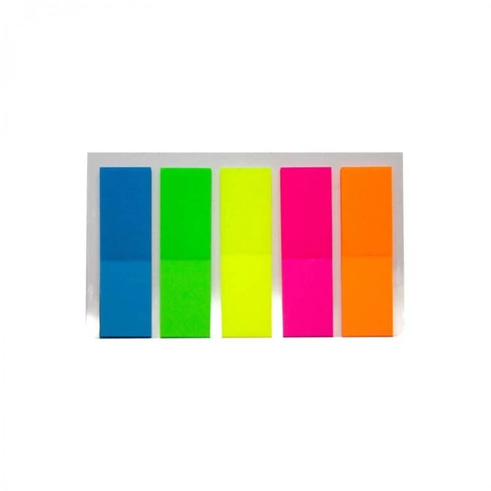 NOT YAZ PVC-540 NEON RENKLİ AYRAÇ PVC  5 RENK