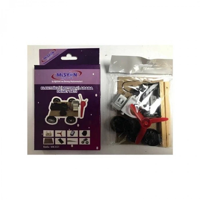 MİSYON MK-651 ELEKTRİKLİ (MOTORLU) ARABA DENEY SETİ KUTULU