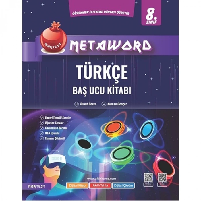 NARTEST 8. SINIF METAWORD TÜRKÇE BAŞ UCU KİTABI