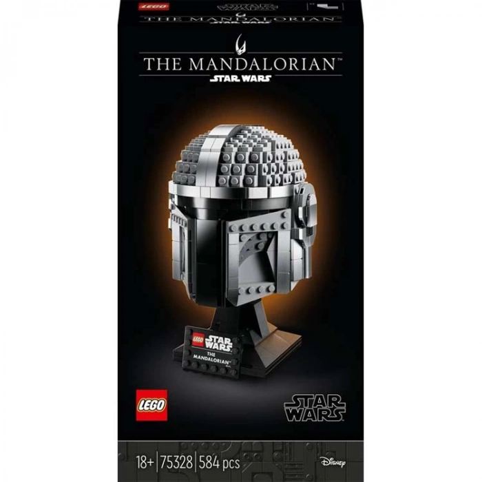 LEGO STAR WARS 75328 MANDOLORIAN HELMET 584 PARÇA 18+
