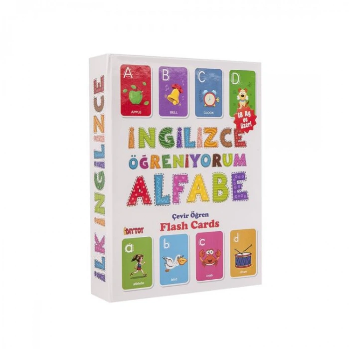DİYTOY EĞİTİM KARTLARI İNGİLİZCE ÖĞRENİYORUM: ALFABE