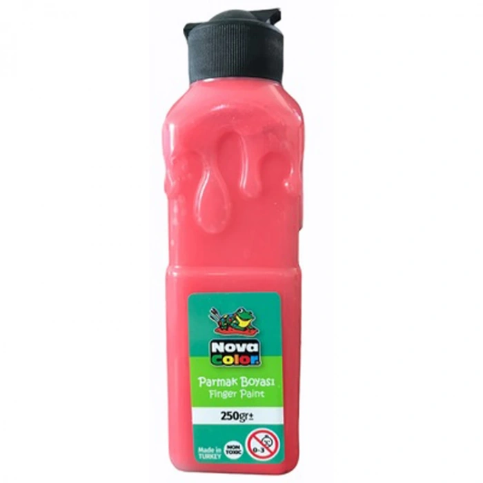 NOVA COLOR NC-442 PARMAK BOYASI 250 GR KIRMIZI