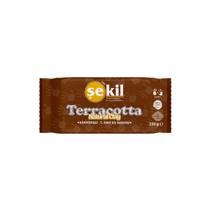 ŞEKİL VK250KHV KİL HAMURU TERRA COTTA/KAHVE  250GR.