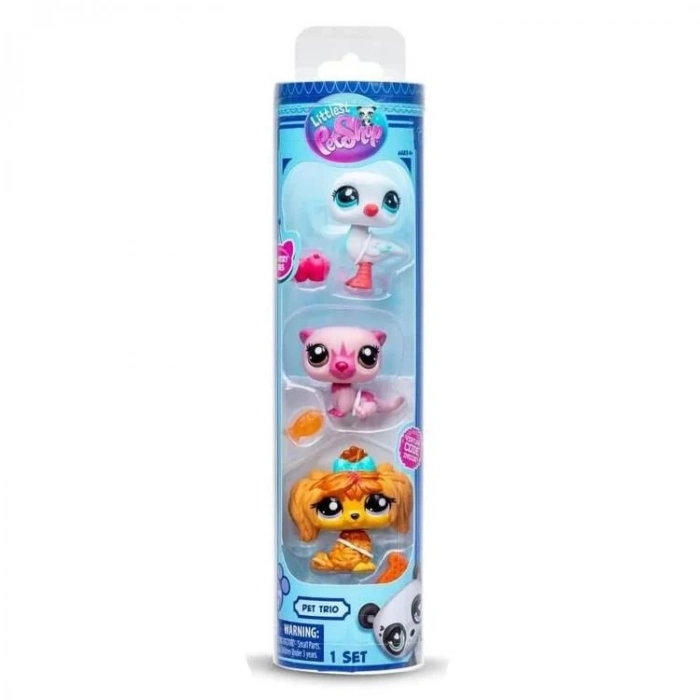 HASBRO 25624ES-617 LITTLES PET SHOP S2 3LÜ TÜP PAKET MİNİŞLER