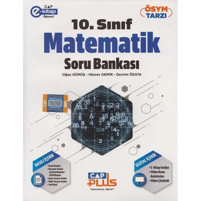 ÇAP YAYINLARI 10. SINIF MATEMATİK ANADOLU PLUS SORU BANKASI