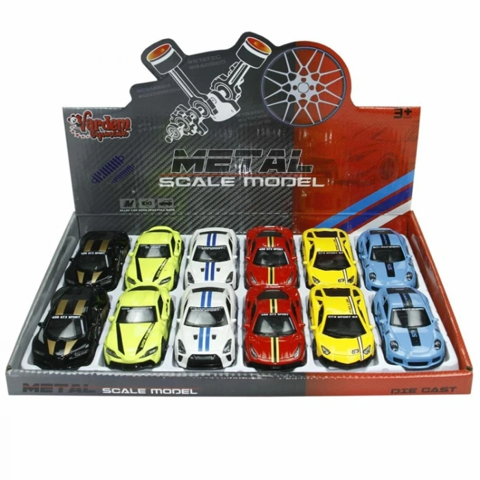 VARDEM 4312C METAL SCALE ÇEK BIRAK 1:43 SPOR ARABA