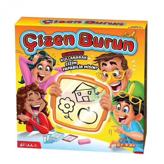 SAMATLI 72613 ÇİZEN BURUN KUTU OYUNU