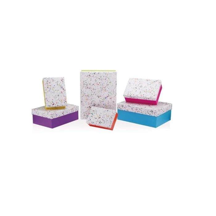 GIPTA COLORFUL DİKDÖRTGEN HEDİYE KUTUSU BX6527 C 160x230x90mm