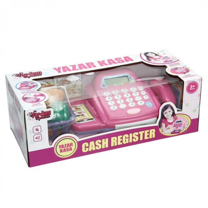 VARDEM HUA-66049 IŞIKLI MÜZİKLİ PEMBE YAZAR KASA