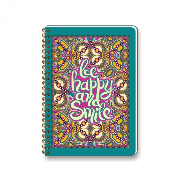 KESKİN 17X24 WALLART SPİRALLİ SERT KAPAK DEFTER 120 YP. ÇİZGİLİ