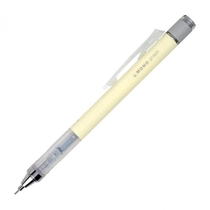 TOMBOW MONO GRAPH MEKANİK KURŞUN KALEM 0.7MM PASTEL CREAM YELLOW SH-MG 54R7
