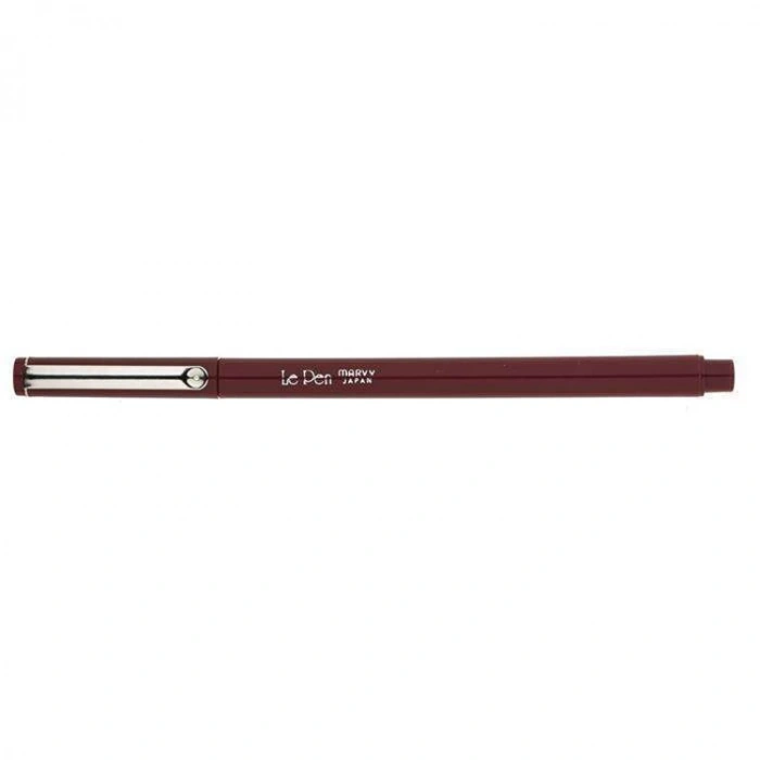 MARVY LE FINE PEN 4300-28 EKSTRA FINE UÇ KALEM METAL KLİPS- BURGUNDY
