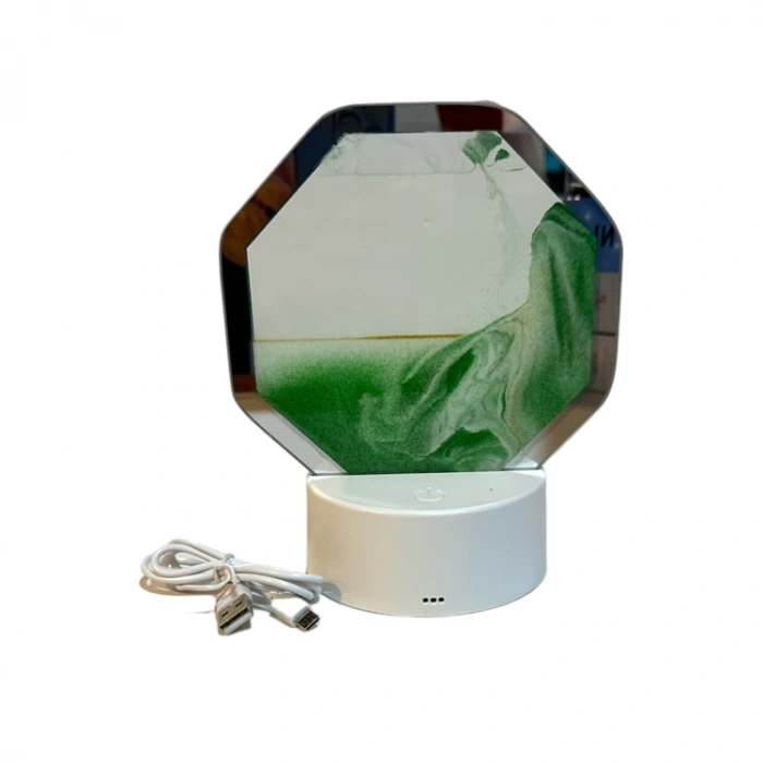 YLZ KM-1011 USB IŞIKLI SULU KUM SAATİ