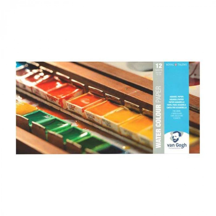 VAN GOGH 300 GR. 15x30cm 12 YP. SULU BOYA BLOĞU - T300153012