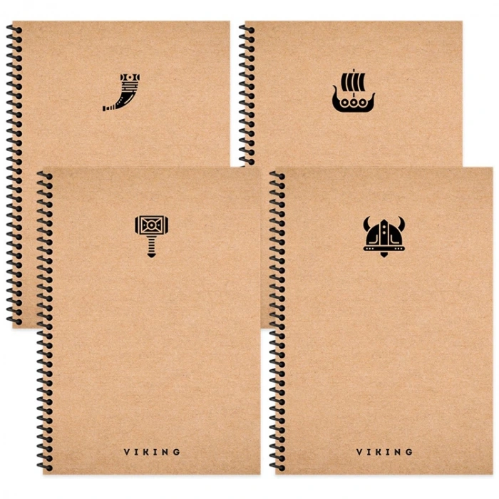 KESKİN 17X24 LA PLUME VİKİNG SERT KAPAK SPİRALLİ DEFTER 100 YP. ÇİZGİLİ