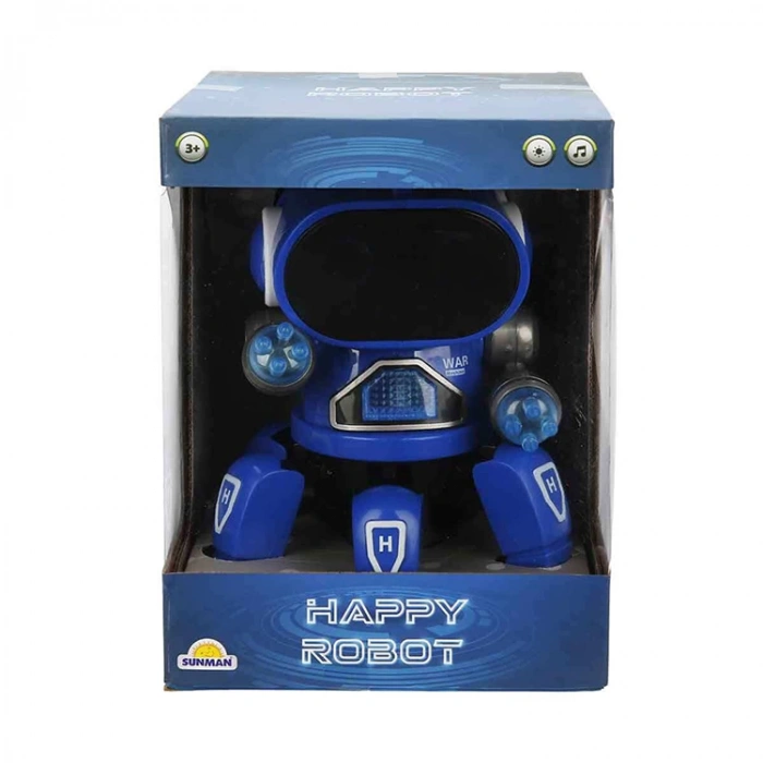 SUNMAN SUN-604 KUTULU SESLİ IŞIKLI DANS EDEN HAPPY YENGEÇ ROBOT