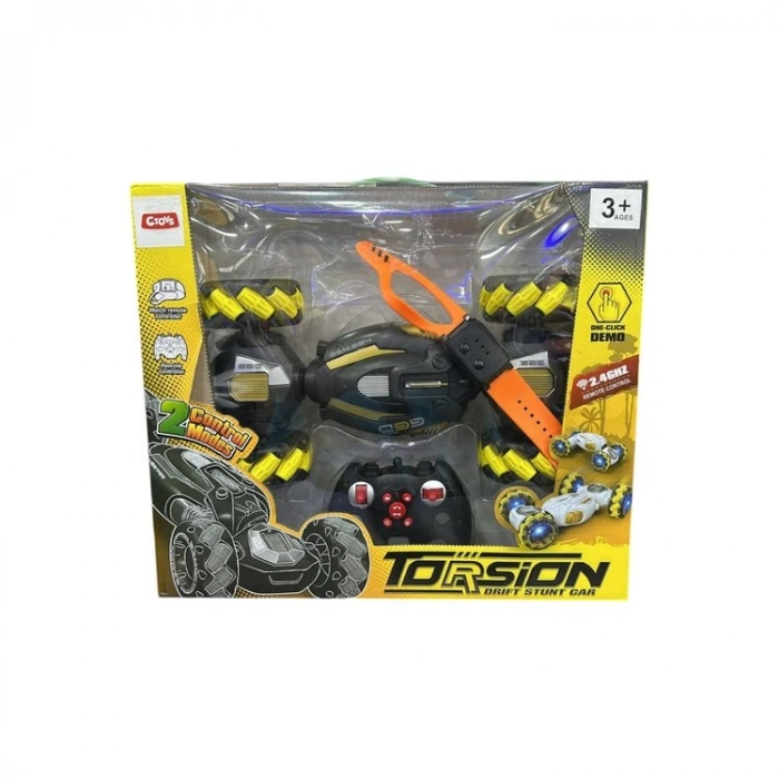 CTOY QX036 BİLEKTEN KONTROLLÜ FULL FONKSİYONLU ŞARJLI IŞIKLI SESLİ 360 DERECE DÖNEBİLEN ARABA