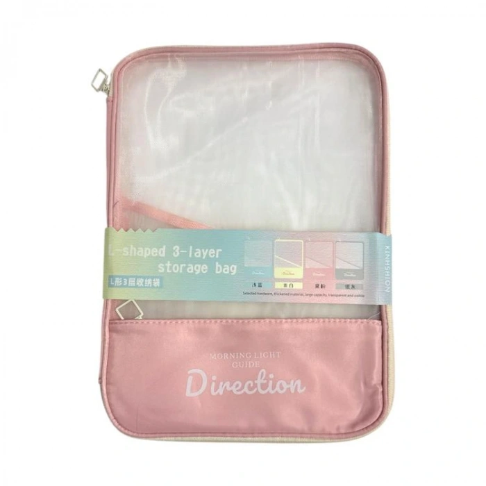 ODAK A4-263 ÇİFT FERMUARLI FİLELİ A4 ÇANTA ( MESH DOSYA) - TEKLİ