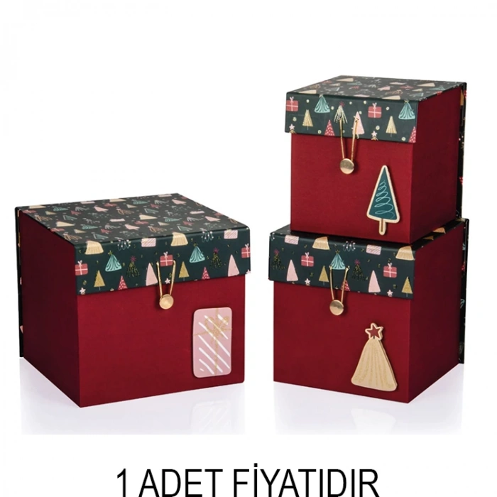 GIPTA EMAS DİK BOY HEDİYE KUTUSU BX0960 C 205x205x185mm