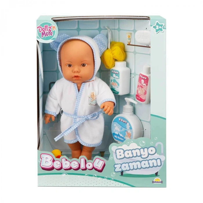 SUNMAN 30011 BEBELOU BANYO ZAMANI BEBEK SETİ 35 CM