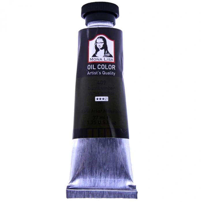 MONALİSA YAĞLI BOYA 37 ML TÜP  MO037-409 YANIK AMBER