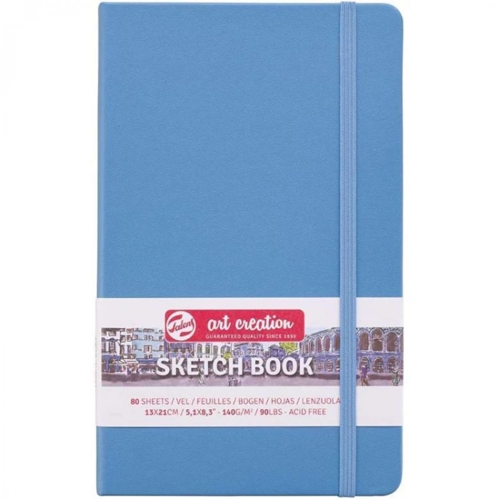 TALENS ART CREATION SKETCHBOOK 13X21cm 140 gr. 80 YP. ESKİZ DEFTERİ GÖL MAVİSİ - 9314212M