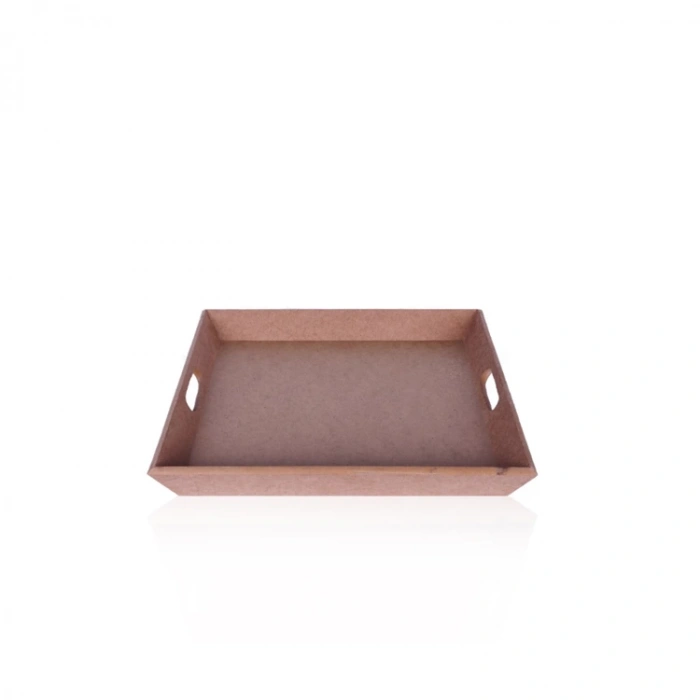 TEKNOPOİNT AHŞAP HOBİ TPS14 KARE AÇILI DİK TEPSİ KÜÇÜK