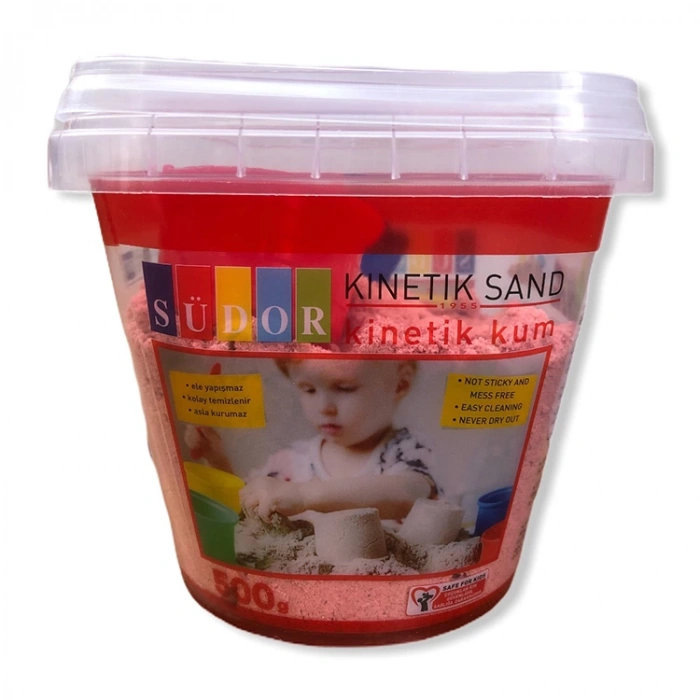 SÜDOR KS02-7 KİNETİK KUM KOVALI 500 G PEMBE