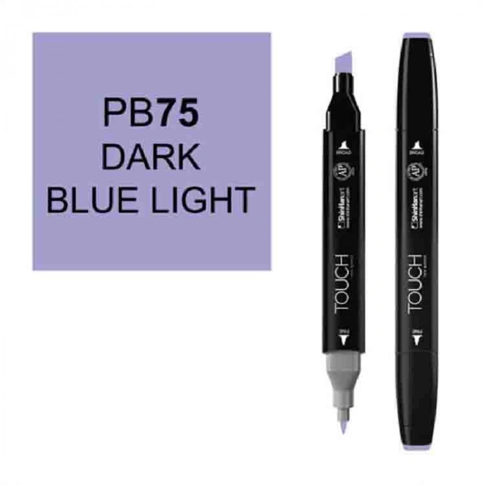 TOUCH TWIN PB75 ÇİFT UÇLU MARKER DARK BLUE LIGHT