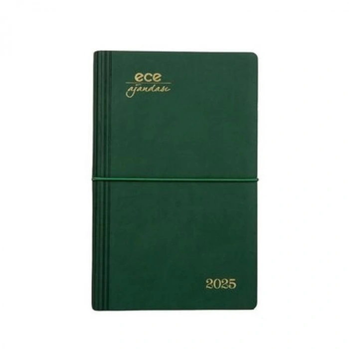 ECE 12X18 YENİ AKÇAY GÜNLÜK AJANDA YEŞİL