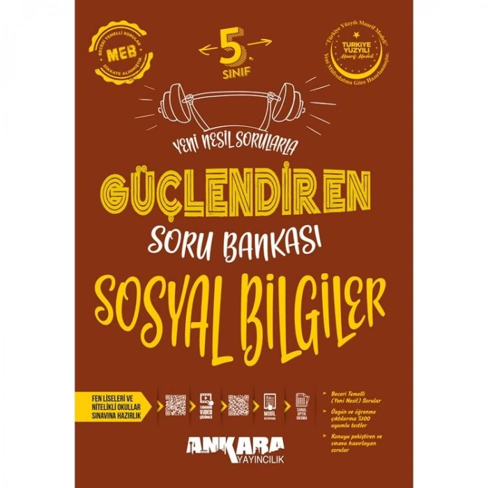 ANKARA 5.SINIF GÜÇLENDİREN SOSYAL BİLGİLER SORU BANKASI