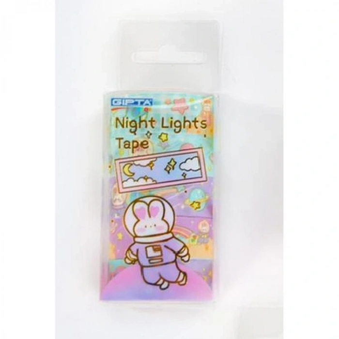 GIPTA K8915 NIGHT SHINING RENKLİ BANT  5Lİ KUTULU - 1.5 MMX2M