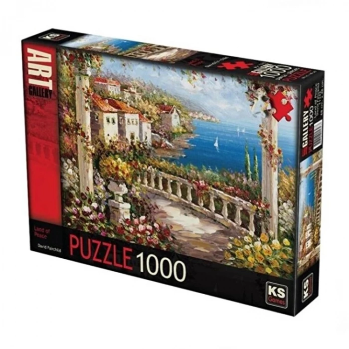 KS GAMES 11343 SPRING BLUES LAND OF PEACE 1000 PARÇA