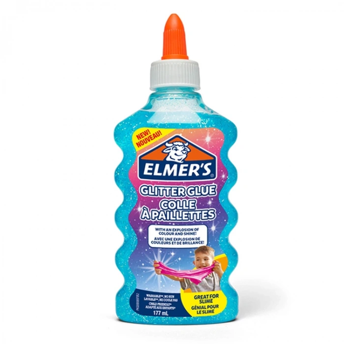 ELMERS 2077252 SLIME SIVI YAPIŞTIRICI 177 ML SİMLİ MAVİ
