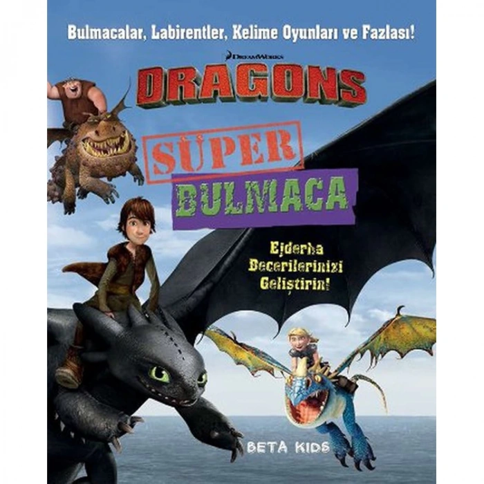 DREAMWORKS DRAGONS SÜPER BULMACA KİTABI